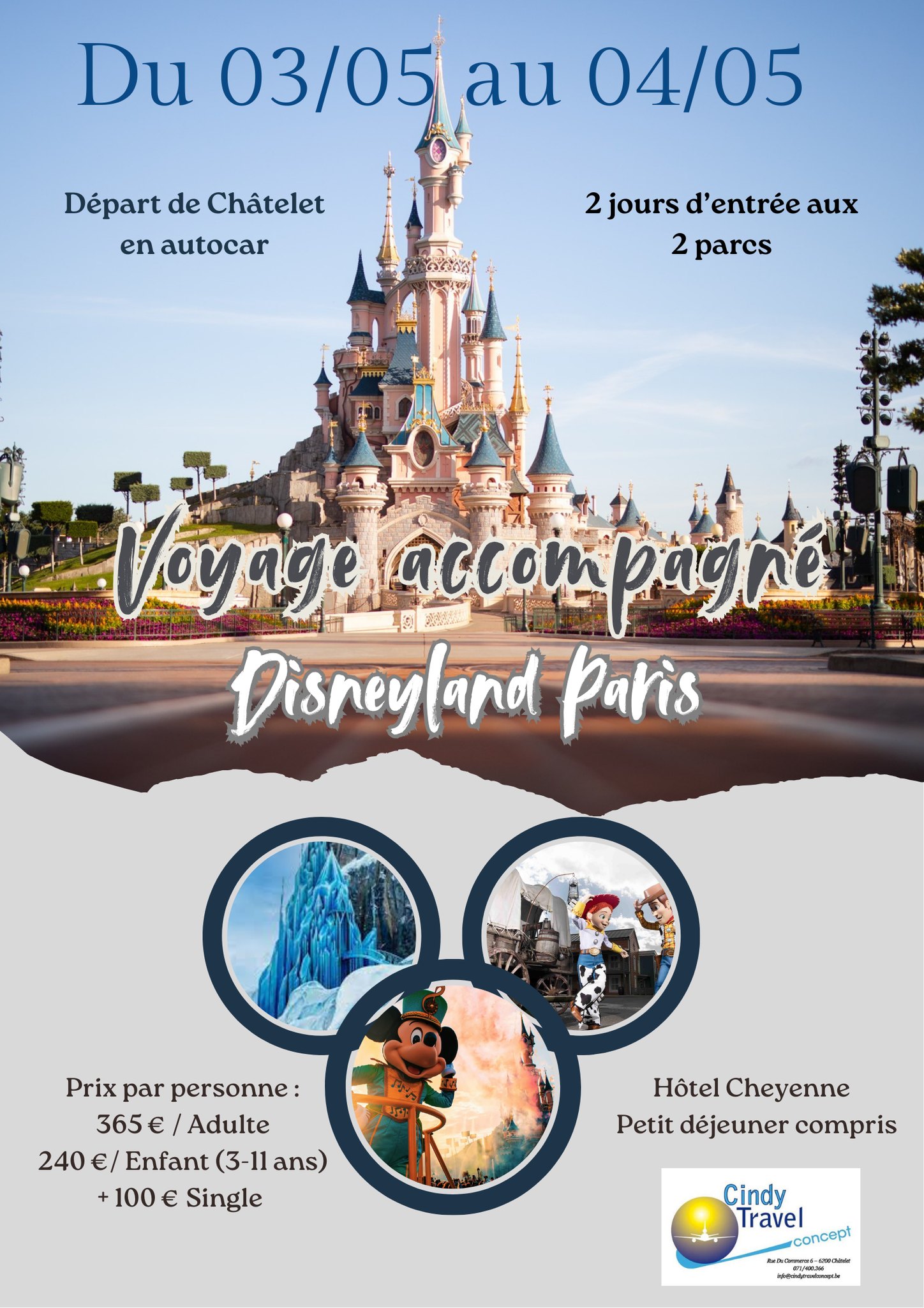 Programme - Séjour magique à Disneyland Paris